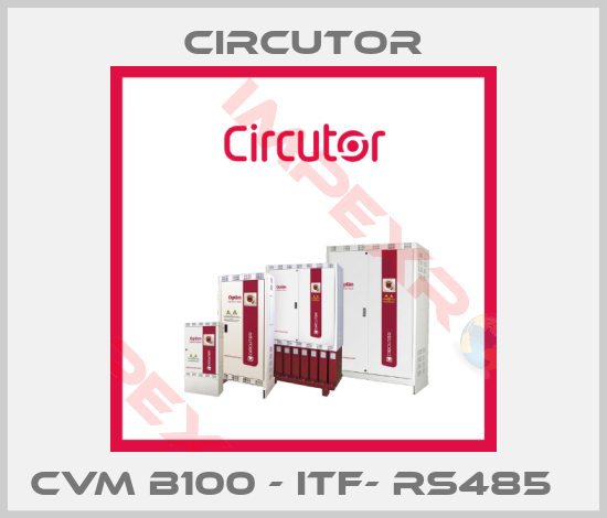 Circutor-CVM B100 - ITF- RS485  