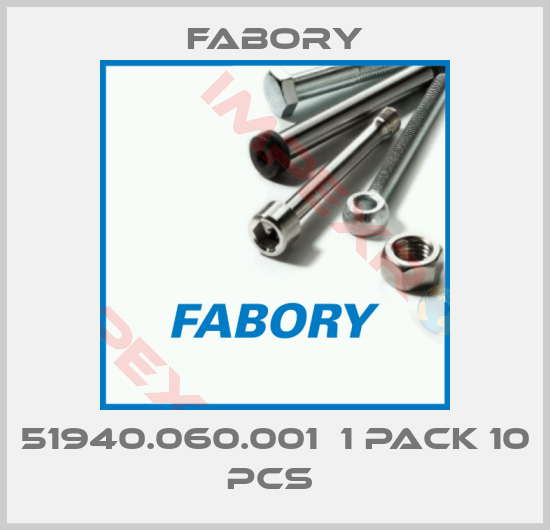 Fabory-51940.060.001  1 pack 10 pcs 