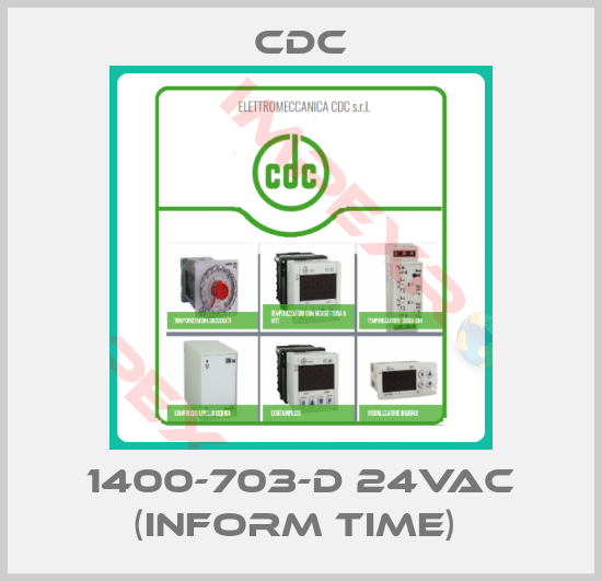 CDC-1400-703-D 24VAC (inform time) 