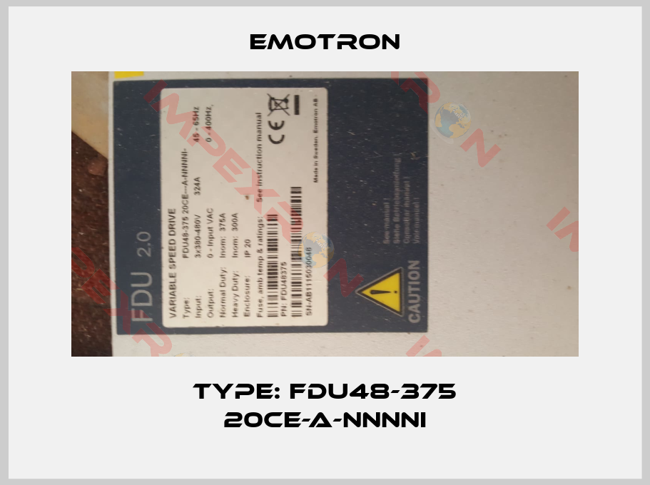 Emotron-Type: FDU48-375 20CE-A-NNNNI