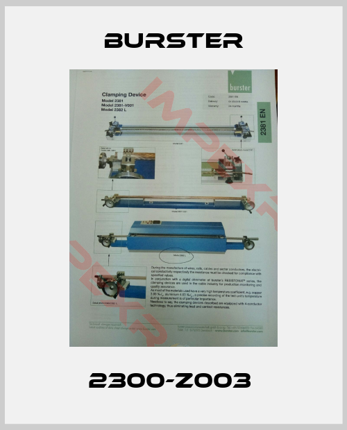 Burster-2300-Z003 