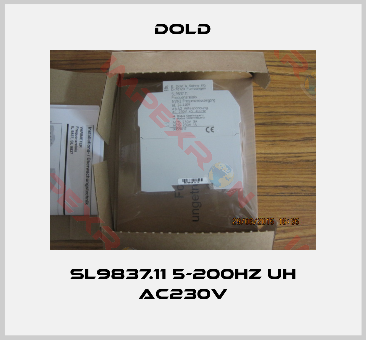 Dold-SL9837.11 5-200HZ UH AC230V
