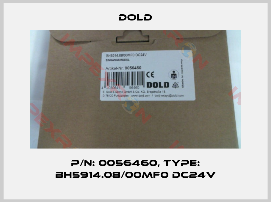 Dold-p/n: 0056460, Type: BH5914.08/00MF0 DC24V