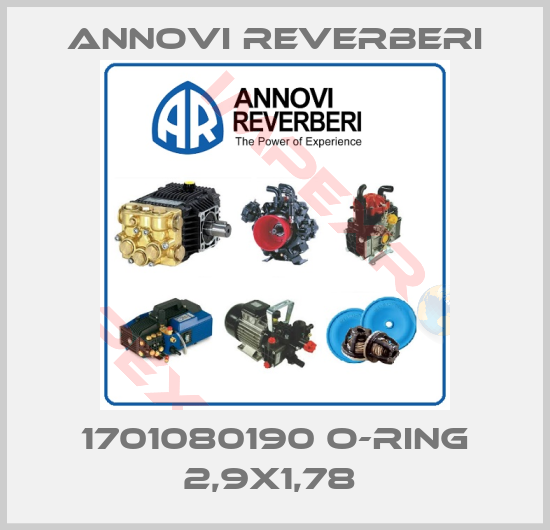 Annovi Reverberi-1701080190 O-RING 2,9X1,78 