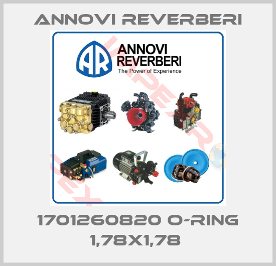 Annovi Reverberi-1701260820 O-RING 1,78X1,78 