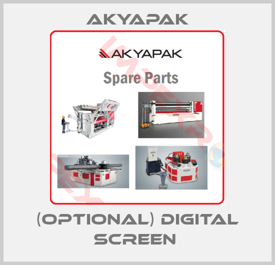 Akyapak-(OPTIONAL) DIGITAL SCREEN 
