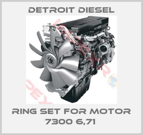 Detroit Diesel-RING SET for Motor 7300 6,71 