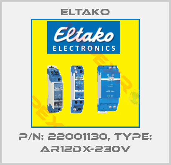 Eltako-P/N: 22001130, Type: AR12DX-230V