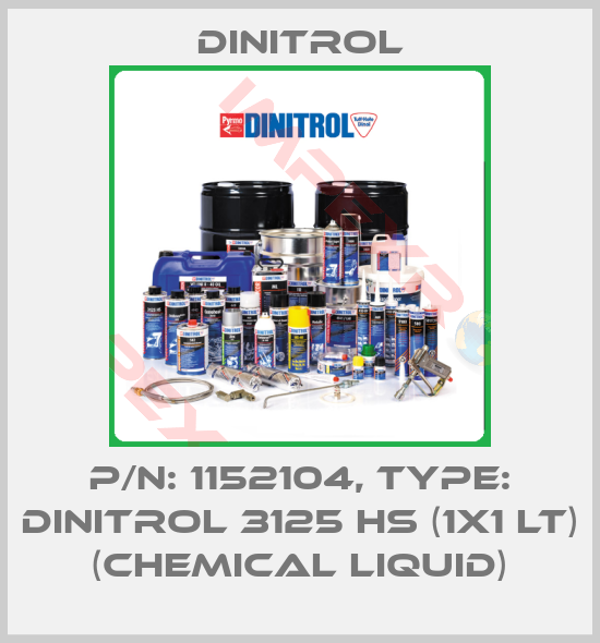 Dinitrol-P/N: 1152104, Type: Dinitrol 3125 HS (1x1 lt) (chemical liquid)