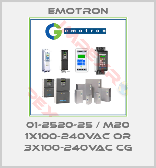 Emotron-01-2520-25 / M20 1x100-240VAC or 3x100-240VAC CG