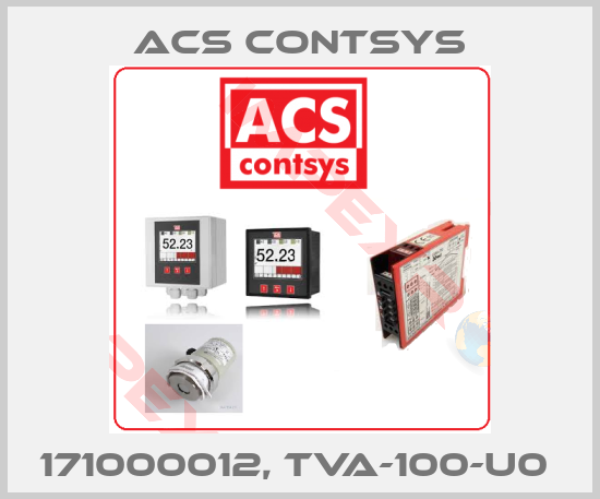 ACS CONTSYS-171000012, TVA-100-U0 