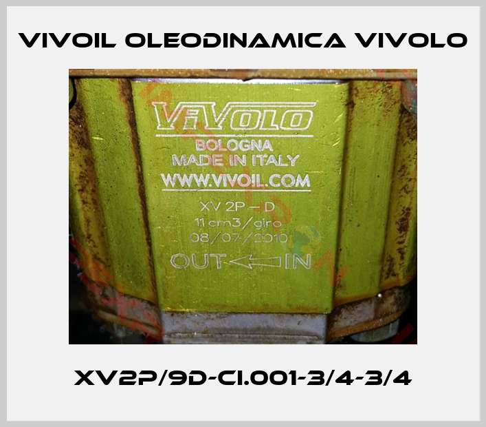 Vivoil Oleodinamica Vivolo-XV2P/9D-CI.001-3/4-3/4