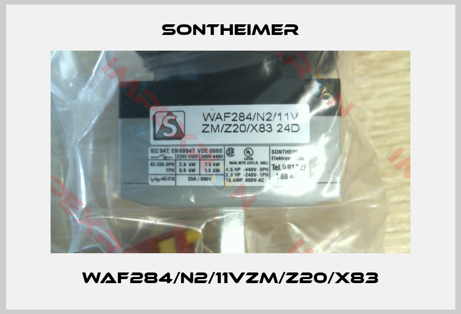 Sontheimer-WAF284/N2/11VZM/Z20/X83