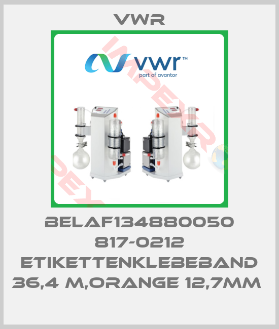 VWR-BELAF134880050 817-0212 ETIKETTENKLEBEBAND 36,4 M,ORANGE 12,7MM 
