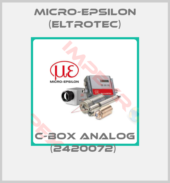 Micro-Epsilon (Eltrotec)-C-Box Analog (2420072) 