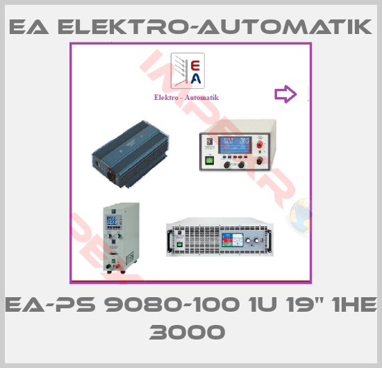 EA Elektro-Automatik-EA-PS 9080-100 1U 19" 1HE 3000 