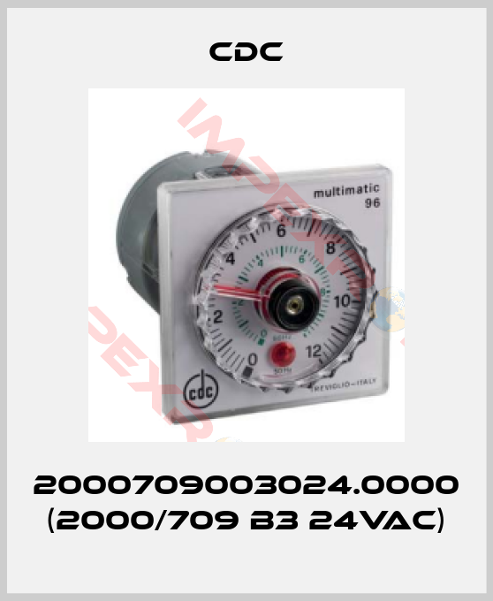 CDC-2000709003024.0000 (2000/709 B3 24VAC)