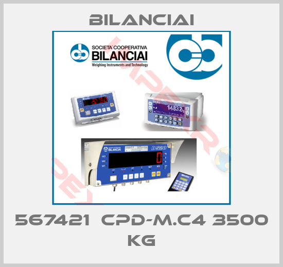 Bilanciai-567421  CPD-M.C4 3500 kg