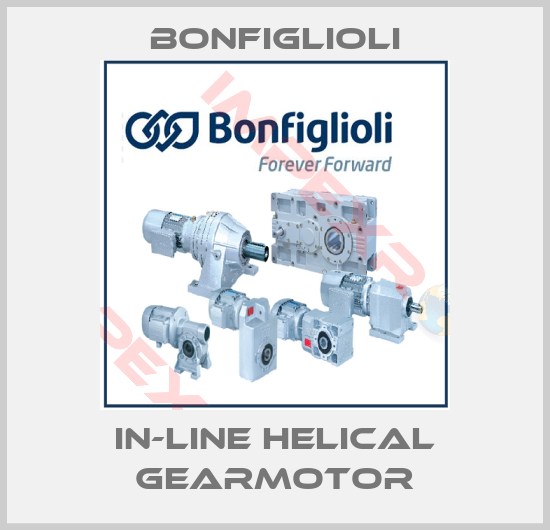 Bonfiglioli-in-line helical gearmotor