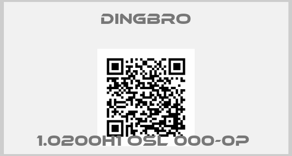 Dingbro-1.0200H1 OSL 000-0P 