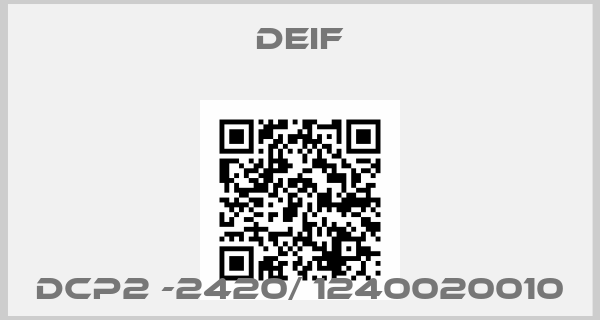 Deif-DCP2 -2420/ 1240020010