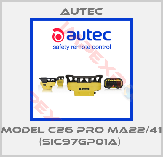 Autec-model C26 Pro MA22/41 (SIC97GP01A) 