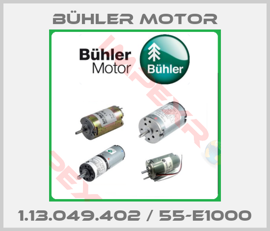 Bühler Motor-1.13.049.402 / 55-E1000