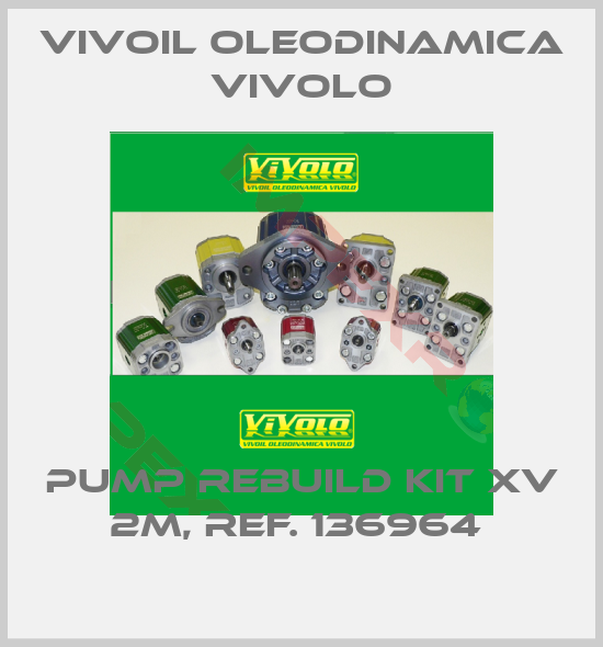 Vivoil Oleodinamica Vivolo-Pump Rebuild Kit XV 2M, ref. 136964 