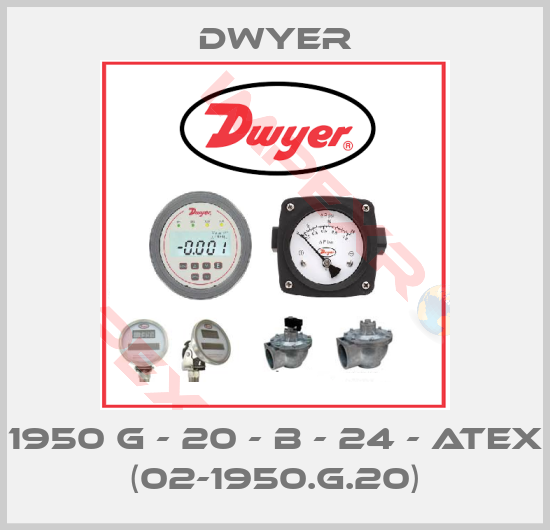 Dwyer-1950 G - 20 - B - 24 - ATEX (02-1950.G.20)