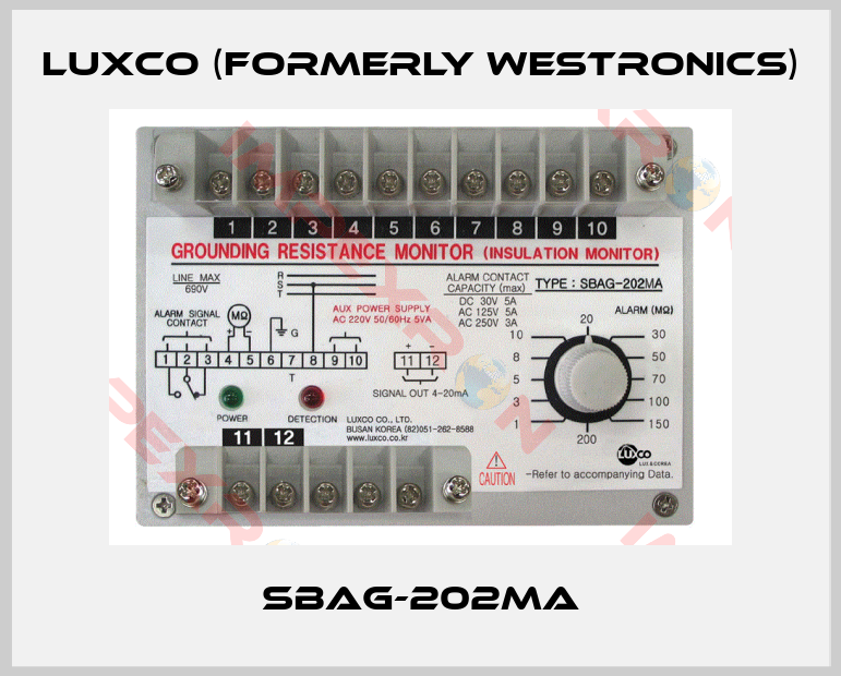 Luxco (formerly Westronics)-SBAG-202MA