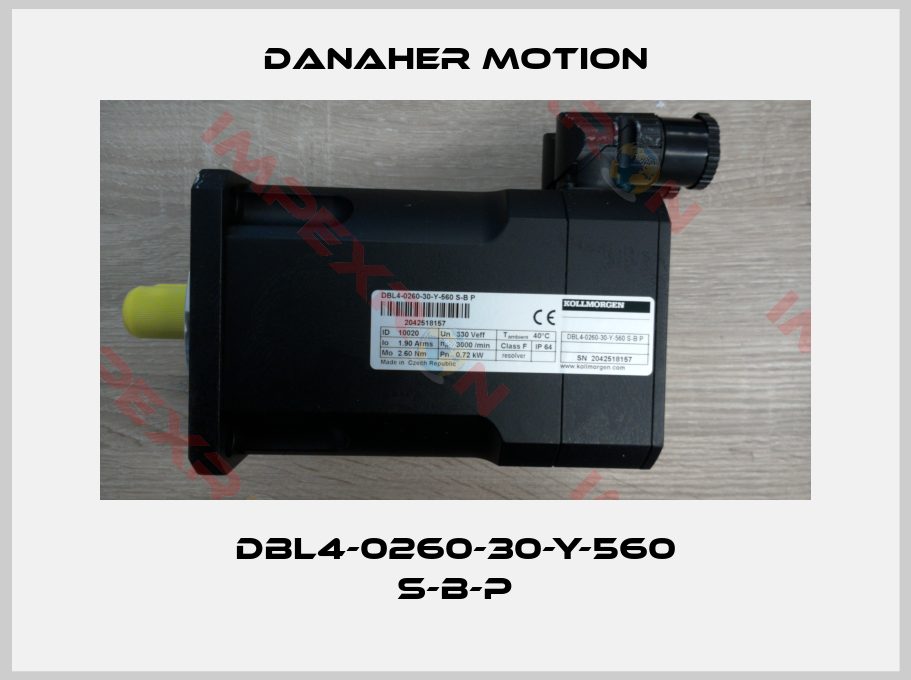 Danaher Motion-DBL4-0260-30-Y-560 S-B-P
