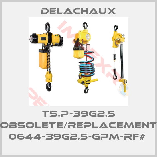 Delachaux-TS.P-39G2.5 obsolete/replacement 0644-39G2,5-GPM-RF# 