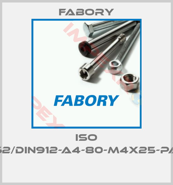 Fabory-ISO 4762/DIN912-A4-80-M4X25-PASS 