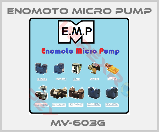 Enomoto Micro Pump-MV-603G 
