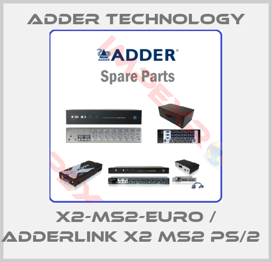 Adder Technology-X2-MS2-EURO / AdderLink X2 MS2 PS/2  