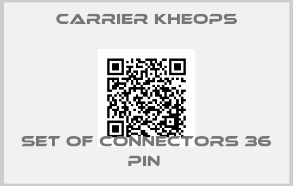 Carrier Kheops-Set of Connectors 36 pin 