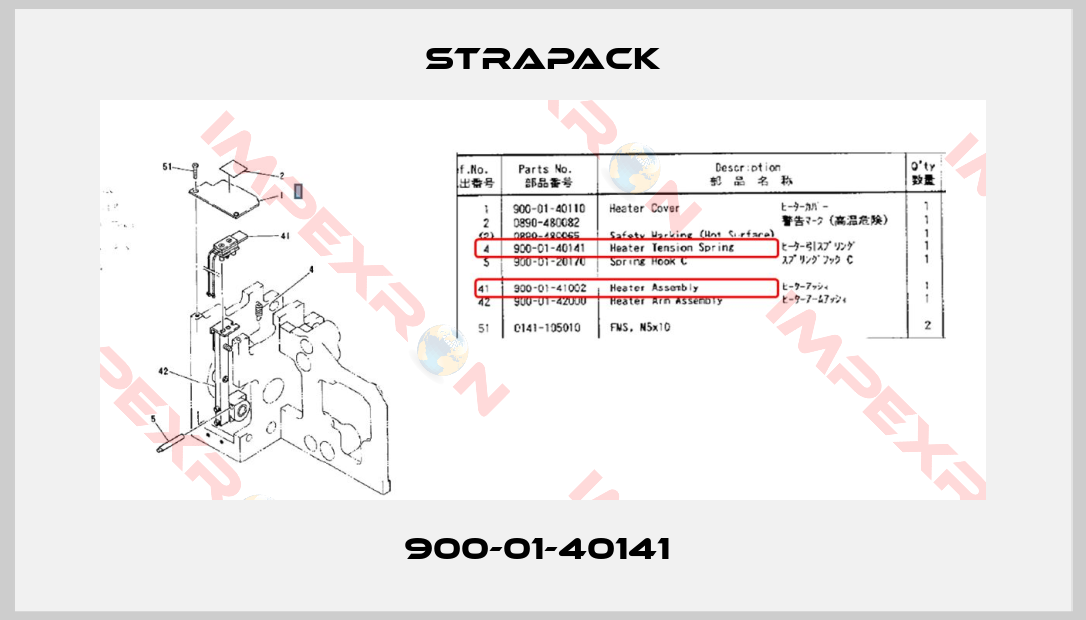 Strapack-900-01-40141 