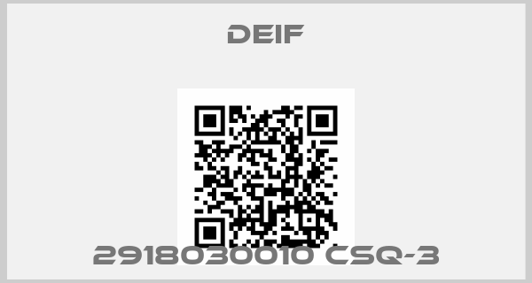 Deif-2918030010 CSQ-3