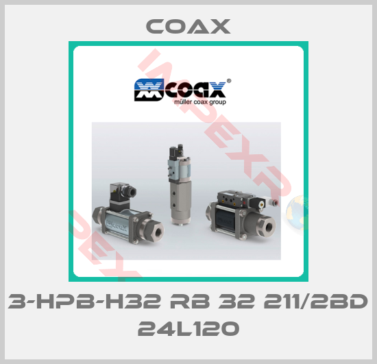 Coax-3-HPB-H32 RB 32 211/2BD 24L120