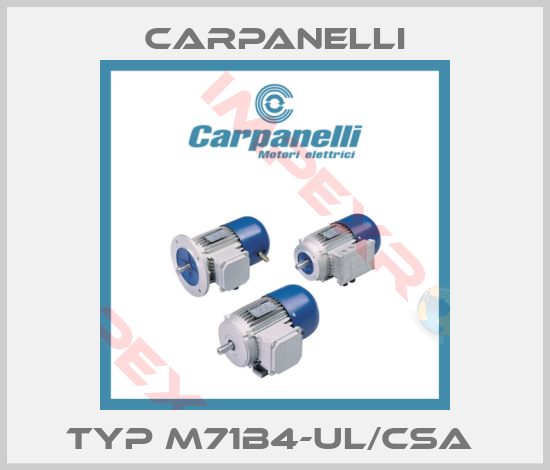 Carpanelli-Typ M71b4-UL/CSA 