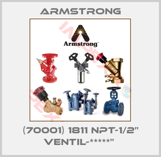 Armstrong-(70001) 1811 NPT-1/2" Ventil-*****" 