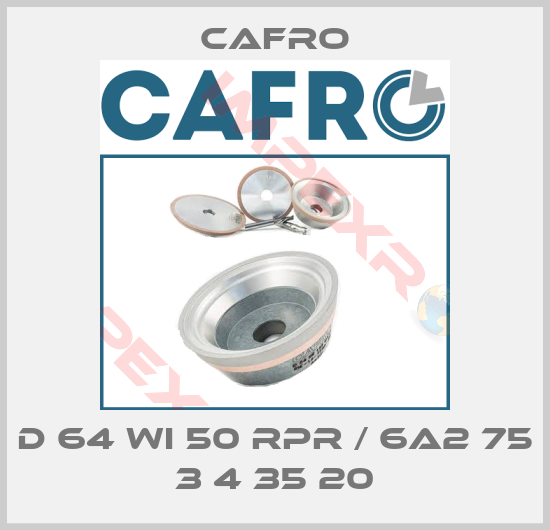 Cafro-D 64 WI 50 RPR / 6A2 75 3 4 35 20