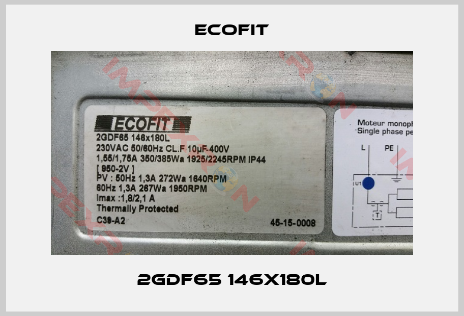 Ecofit-2GDF65 146x180L