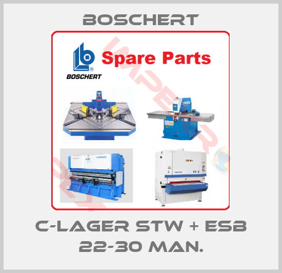 Boschert-C-Lager STW + ESB 22-30 man.
