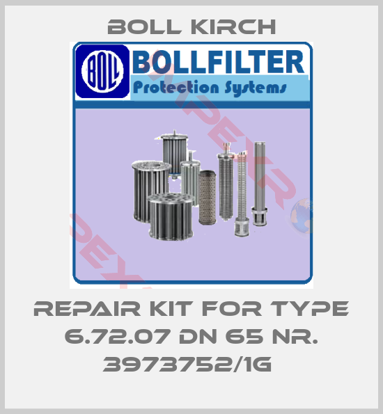 Boll Kirch-repair kit for Type 6.72.07 DN 65 NR. 3973752/1G 