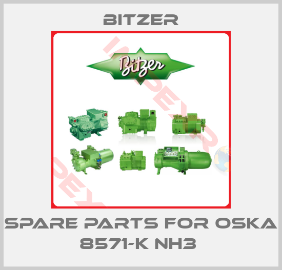 Bitzer-Spare parts for OSKA 8571-K NH3 