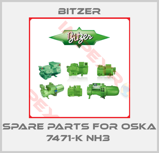 Bitzer-Spare parts for OSKA 7471-K NH3 