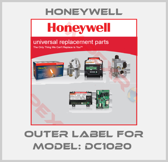 Honeywell-Outer label for Model: DC1020 