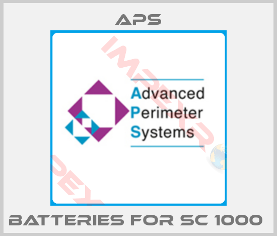 APS-batteries for SC 1000 