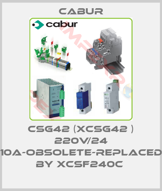 Cabur-CSG42 (XCSG42 ) 220V/24 10A-obsolete-replaced by XCSF240C 